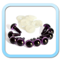 Yeux de sécurité Safety eyes - 8mm Violet Purple - FROGandTOAD Créations
